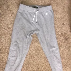 gray joggers